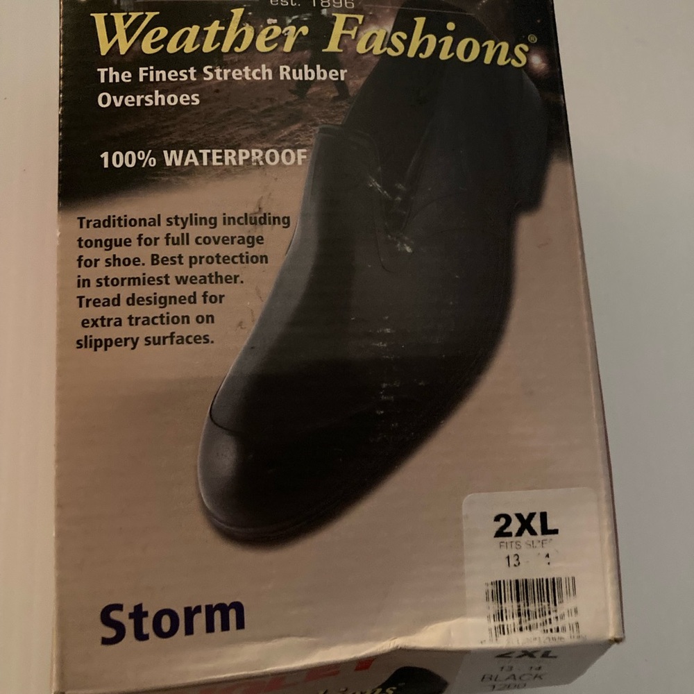 Tingley Weather Fashions Men's Black Rain & Snow Boots